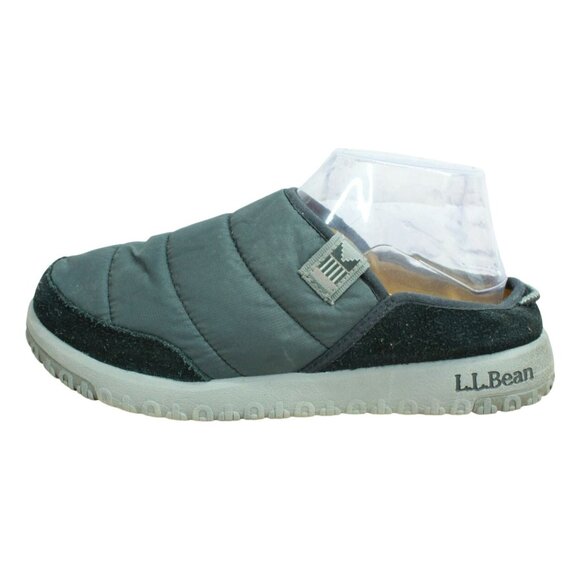L.L. Bean Shoes - LL Bean Women's Gray Nylon Fleece Lined Mountain Classic Quilted Slides Size 8 M